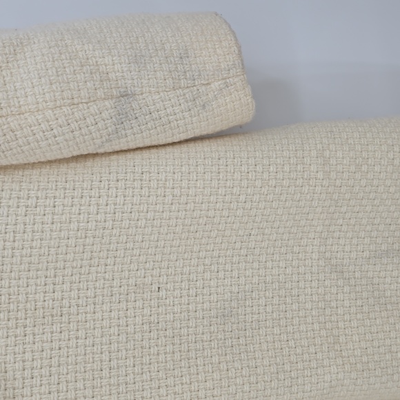 Dana Buchman Tweet Ivory Wool Button Down Coat Size 12 - Picture 10 of 10